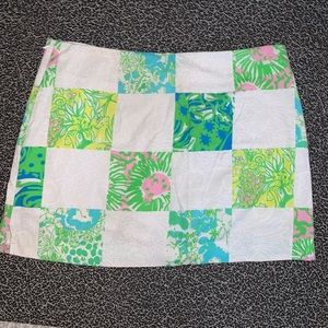 Lilly Pulitzer January Patchwork Skirt Lioness